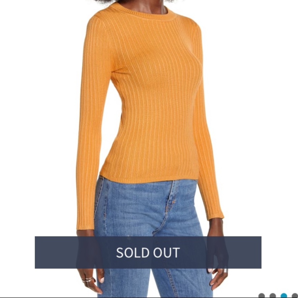 Love by Design Ribbed Crewneck Skivvy Sweater - Picture 10 of 12